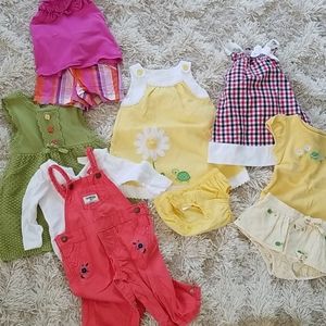 Bundle 6 months girls outfits